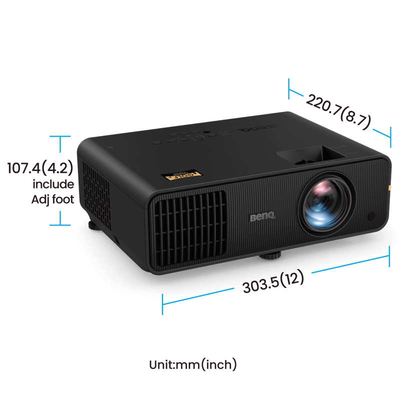 BenQ AH30ST 3000-Lumen Short Throw 1080P LED Golf Simulator Projector