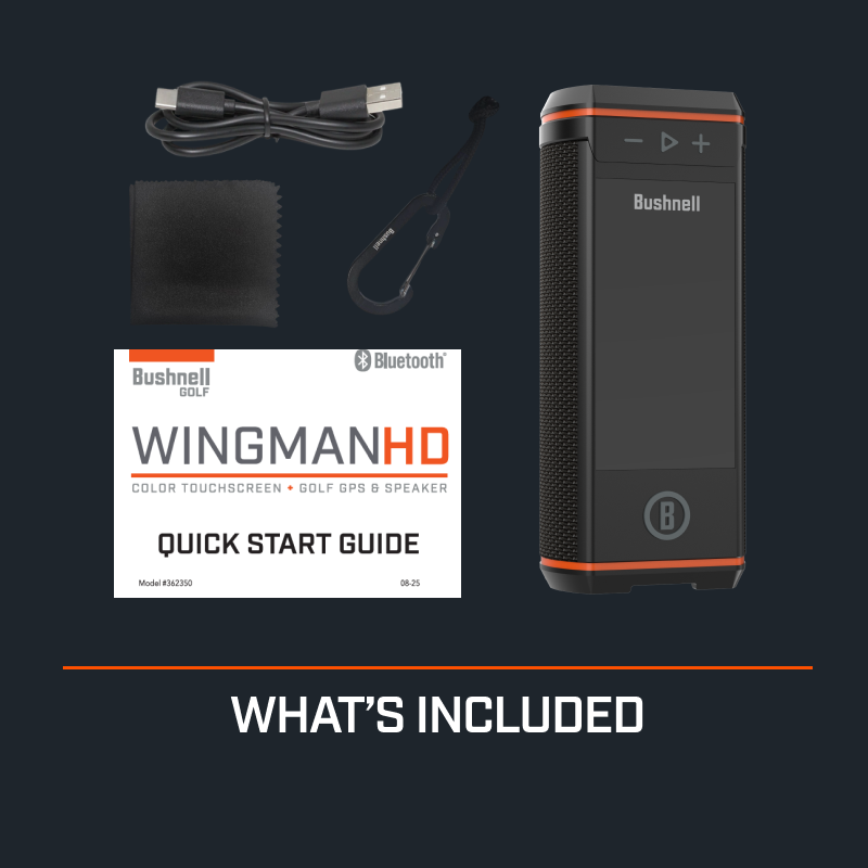 Bushnell Wingman HD Golf GPS Speaker