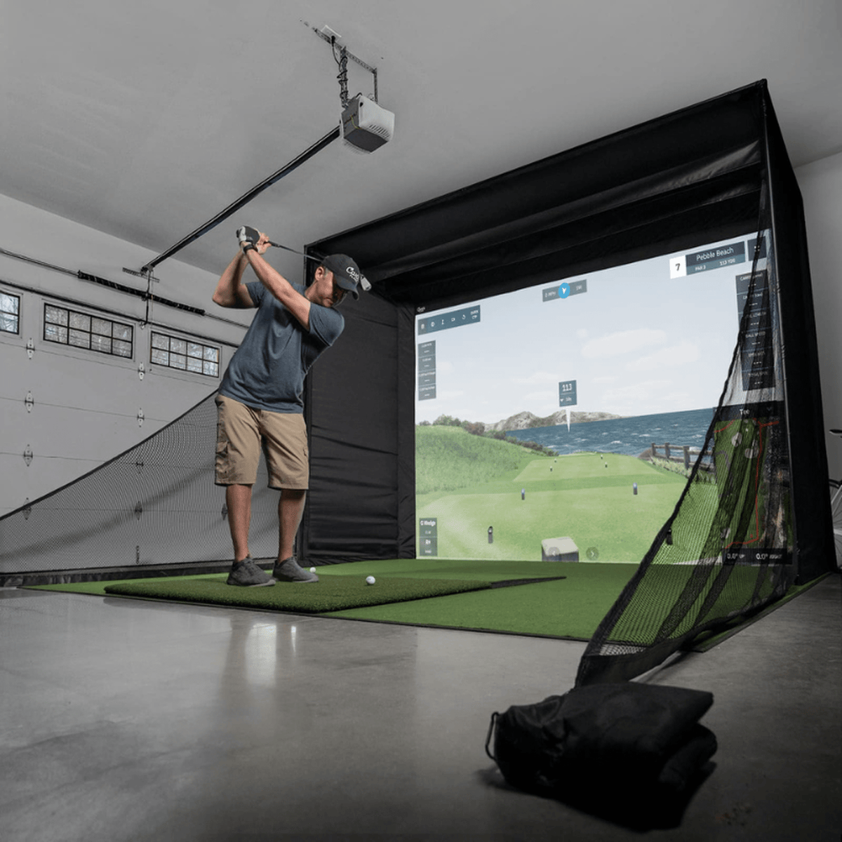 Carl&#39;s Place C-Series DIY Golf Simulator Enclosure Package