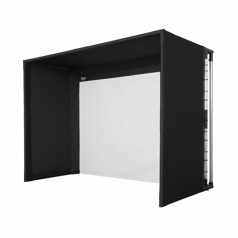Carl's Place Pro Golf Simulator Enclosure Kit with Impact Screen