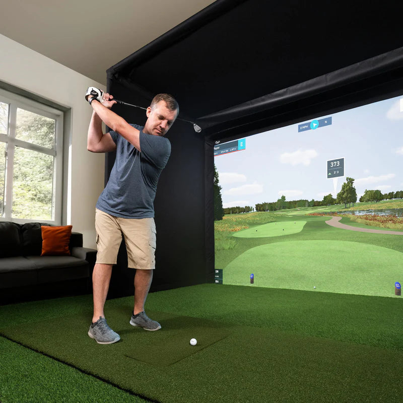 Carl's Place Pro Golf Simulator Enclosure Package
