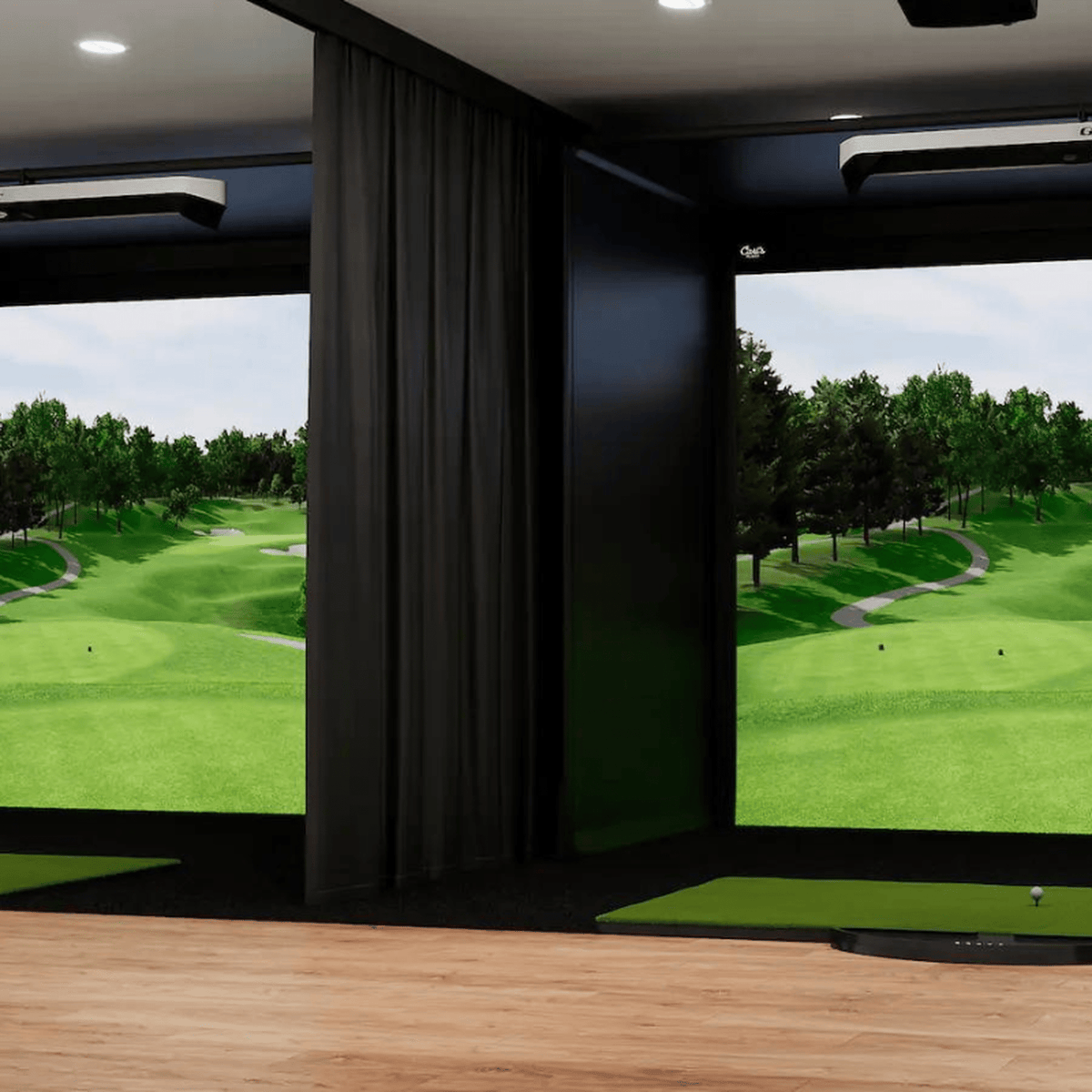 Carl&#39;s Place Golf Room Curtain