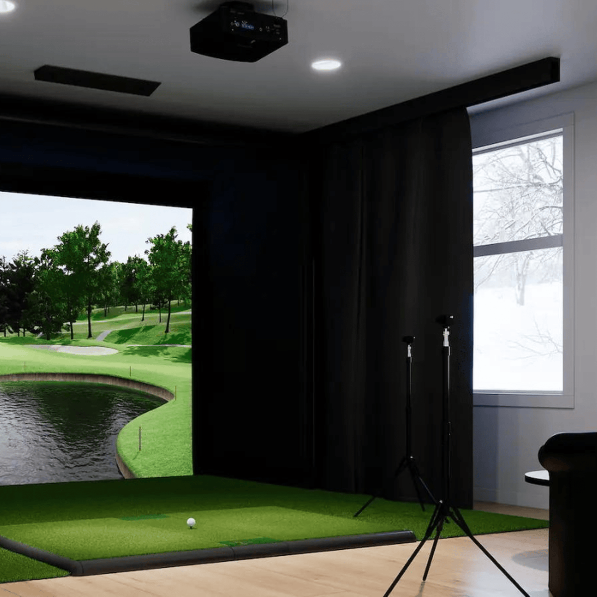Carl&#39;s Place Golf Room Curtain