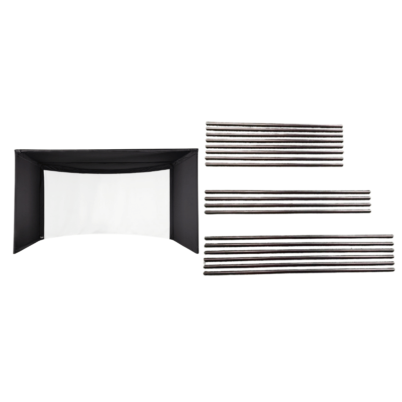 Carl&#39;s Place Pipe Framing Kit for Curved Golf Simulator Enclosure