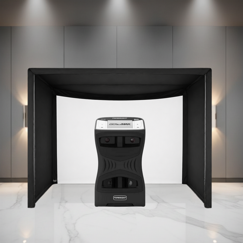 Foresight Sports QuadMAX Carl's Place Curved Golf Simulator Package
