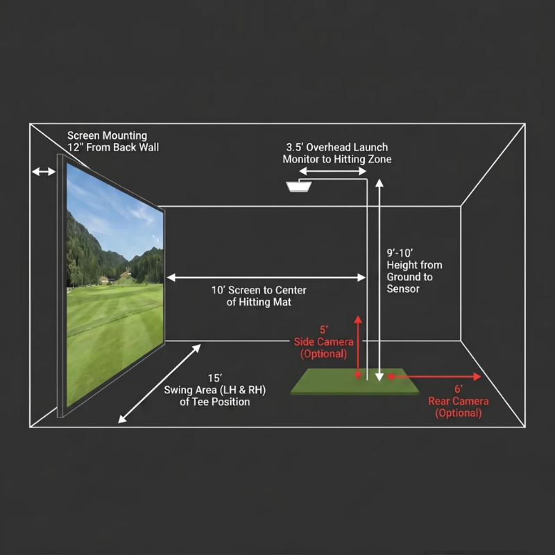 Golf Simulator Design Plans and Consultation
