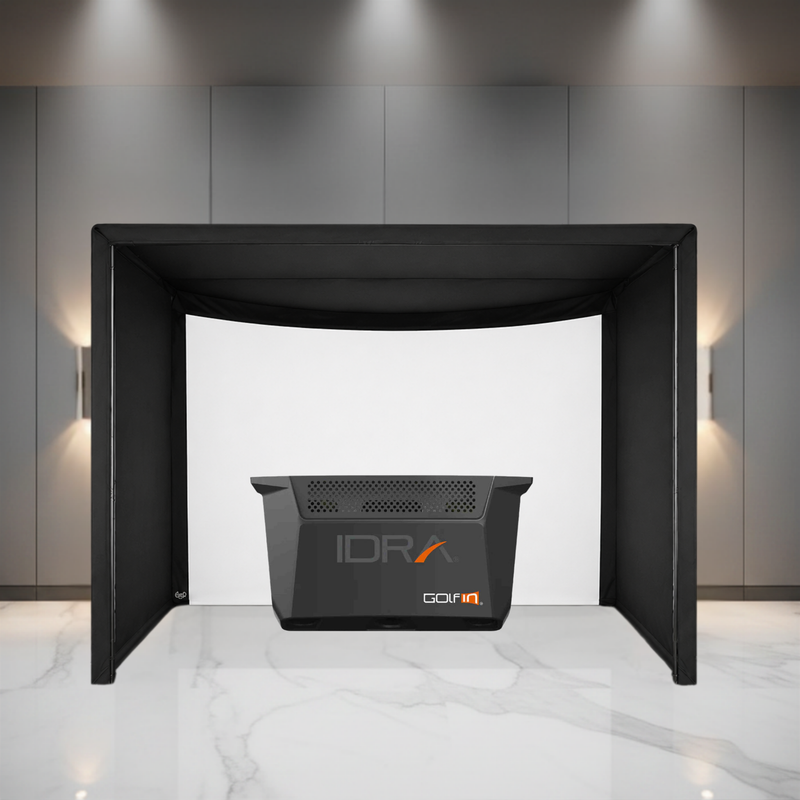 GolfIn IDRA II Carl's Place Curved Golf Simulator Package