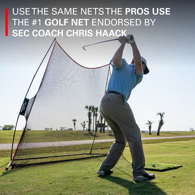 Rukket Sports Haack Golf Net w/ Tri-Turf Mat