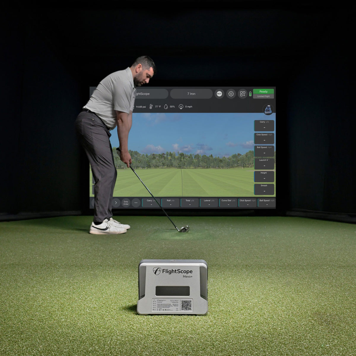 FlightScope Mevo+ Plus Portable Launch Monitor &amp; Simulator