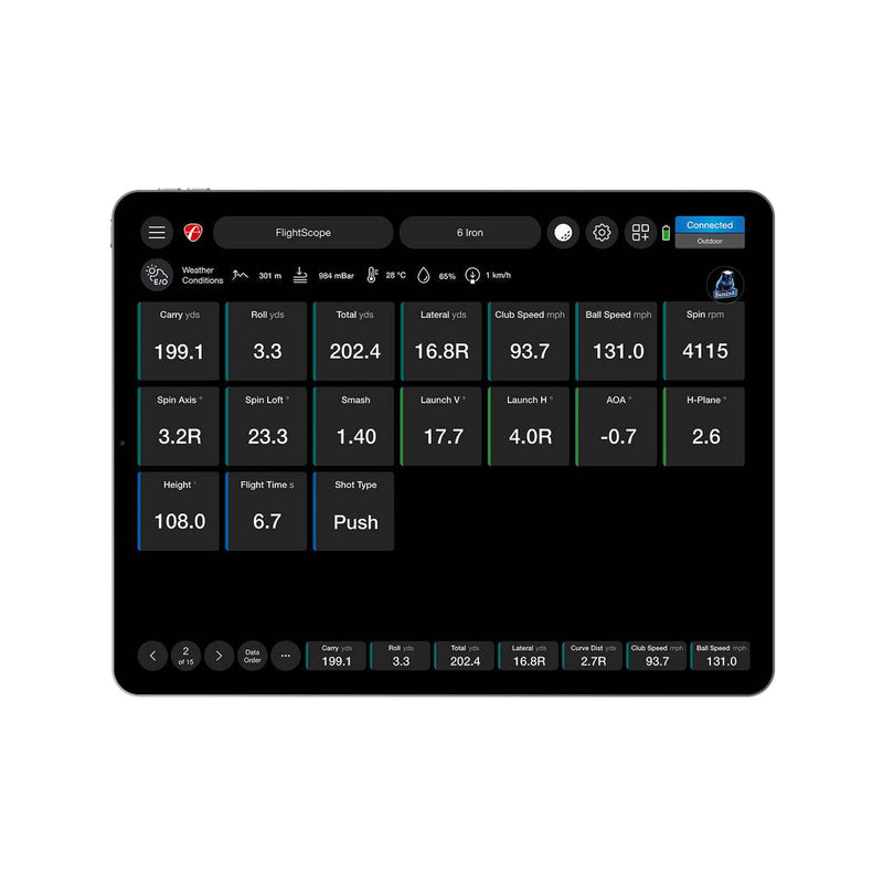 FlightScope Mevo+ Golf Launch Monitor & Simulator