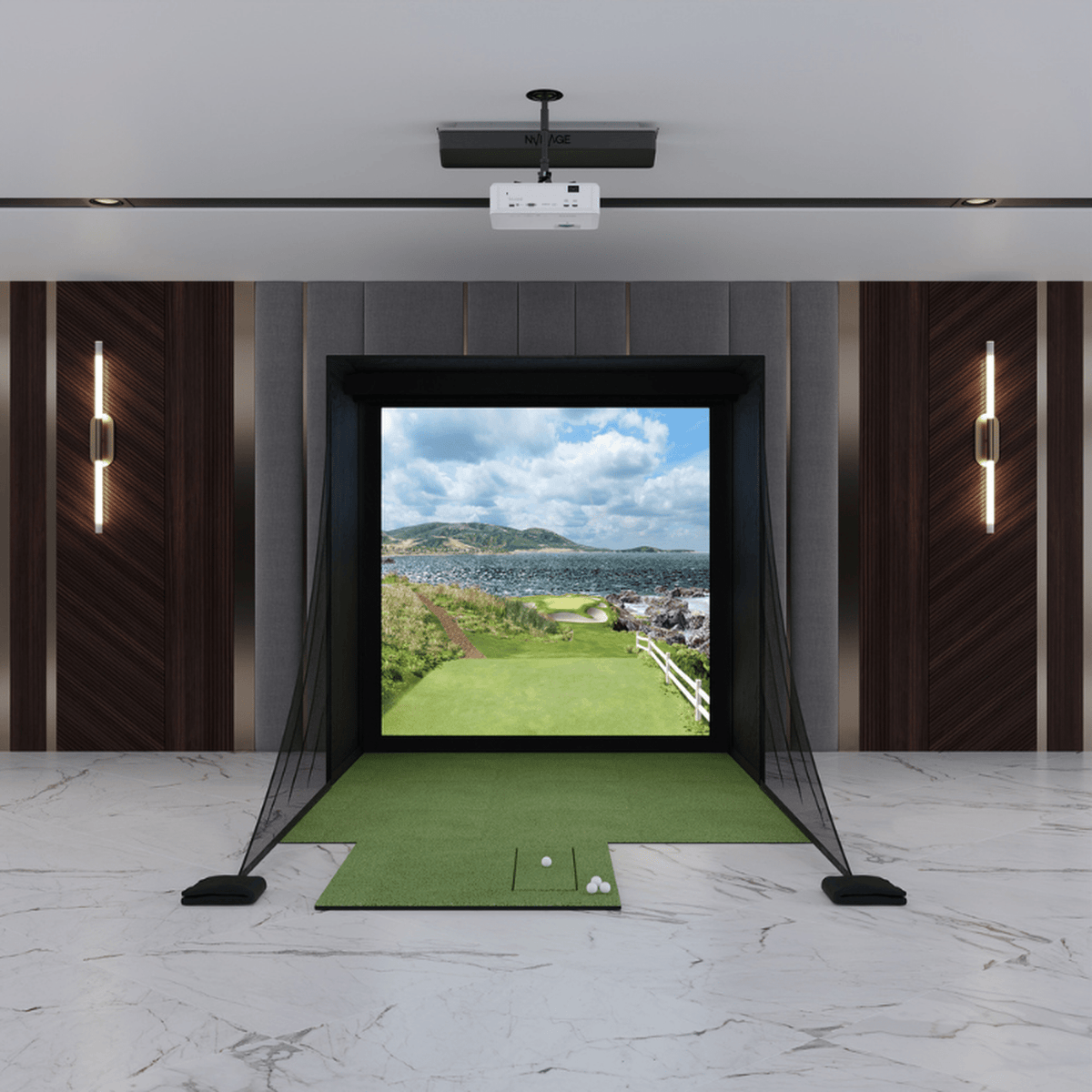 NVISAGE N1 DIY Golf Simulator Package