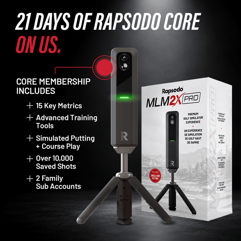 Rapsodo MLM2XPRO Launch Monitor & Golf Simulator