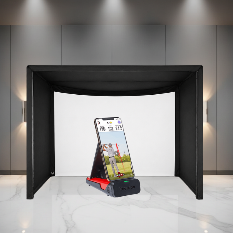 Rapsodo Carl's Place Curved Golf Simulator Package