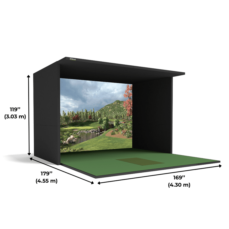 SimBooth 3 Golf Simulator Enclosure