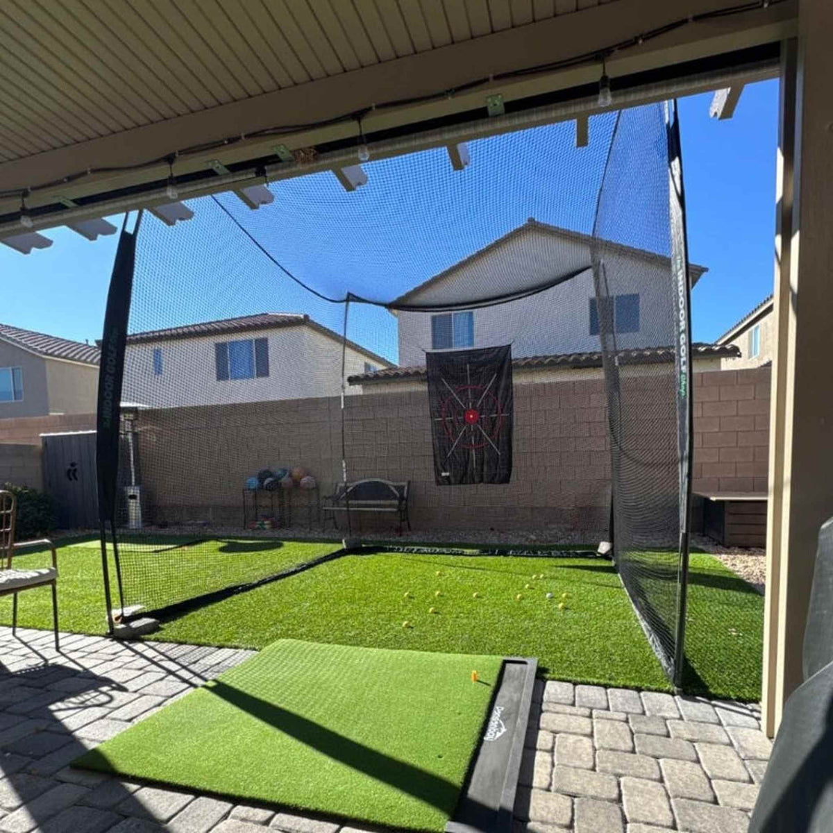 SIG 10&#39; x 10&#39; x 10&#39; Square Golf Net