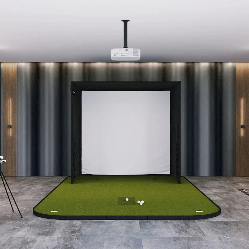 GolfIn IDRA II Launch Monitor SIG Golf Simulator Enclosure Projector Package
