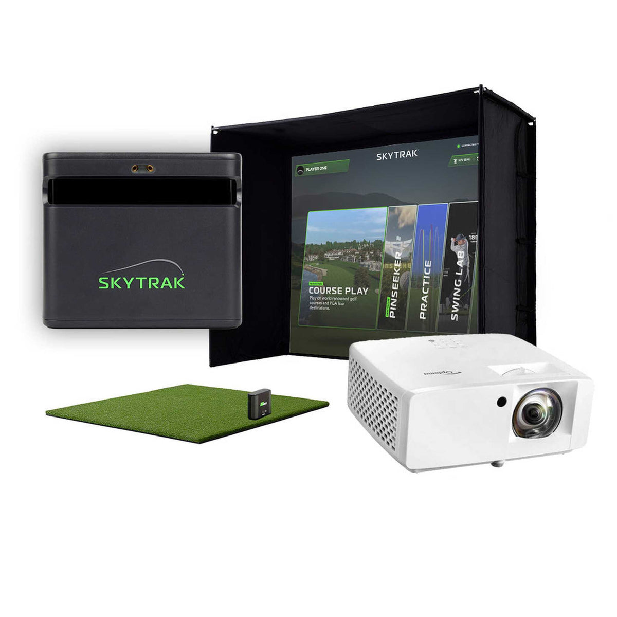 SkyTrak ST MAX Golf Simulator Studio Package — Indoor Golf Essentials