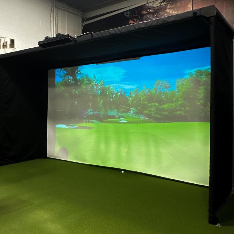 The SportScreen Parlour Series Golf Simulator Enclosure
