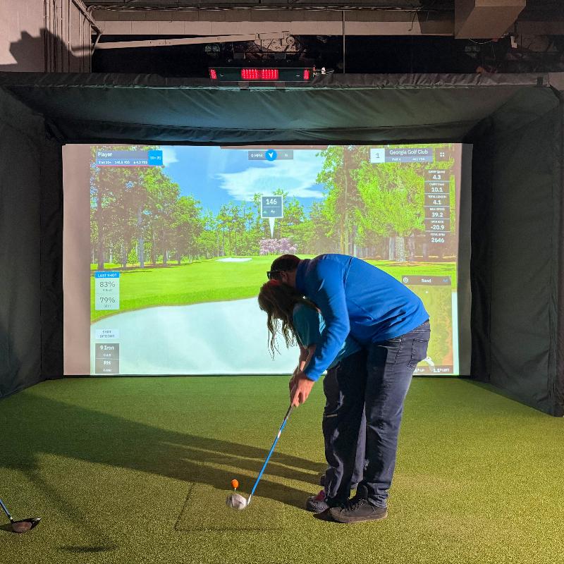 The SportScreen Parlour Series Golf Simulator Enclosure