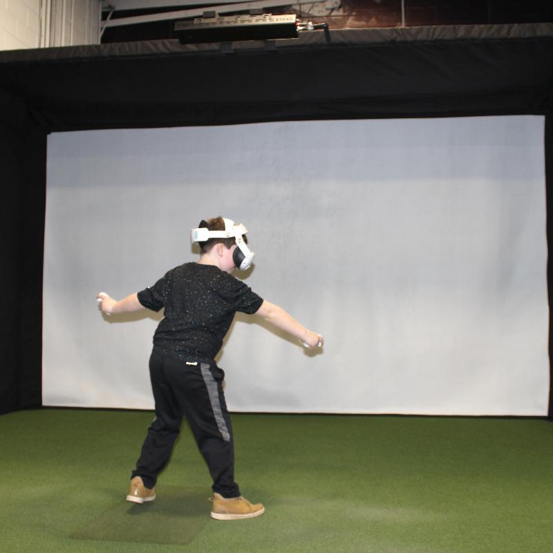 The SportScreen Parlour Series Golf Simulator Enclosure