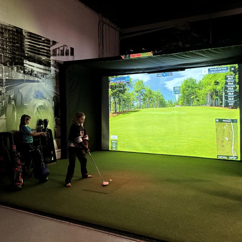 The SportScreen Parlour Series Golf Simulator Enclosure