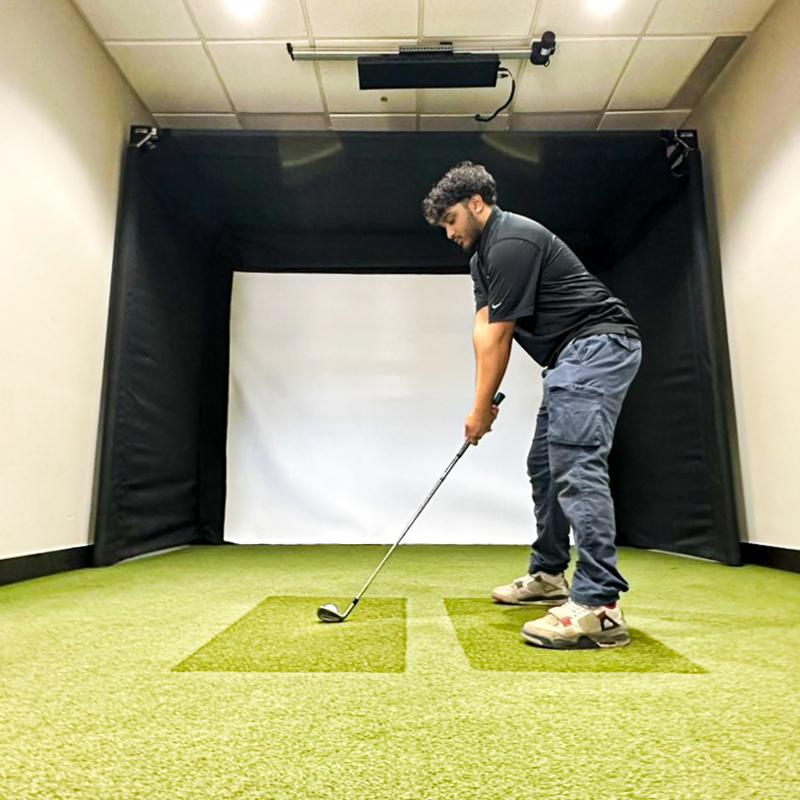 The SportScreen Parlour Series Golf Simulator Enclosure