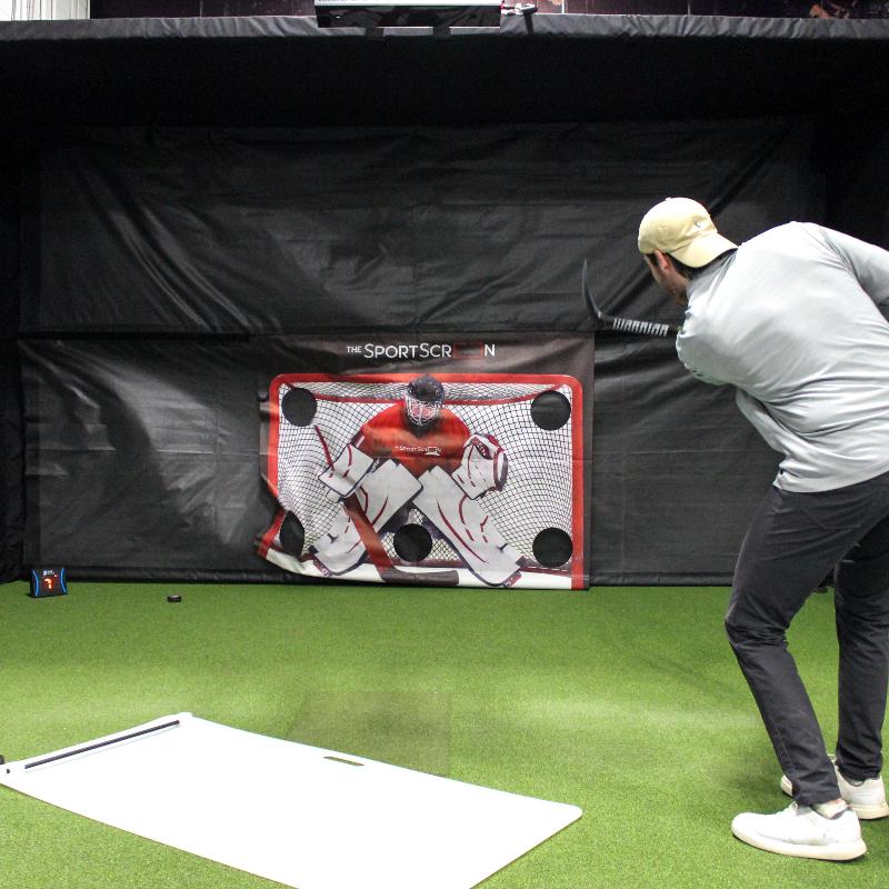 The SportScreen Parlour Series Golf Simulator Enclosure
