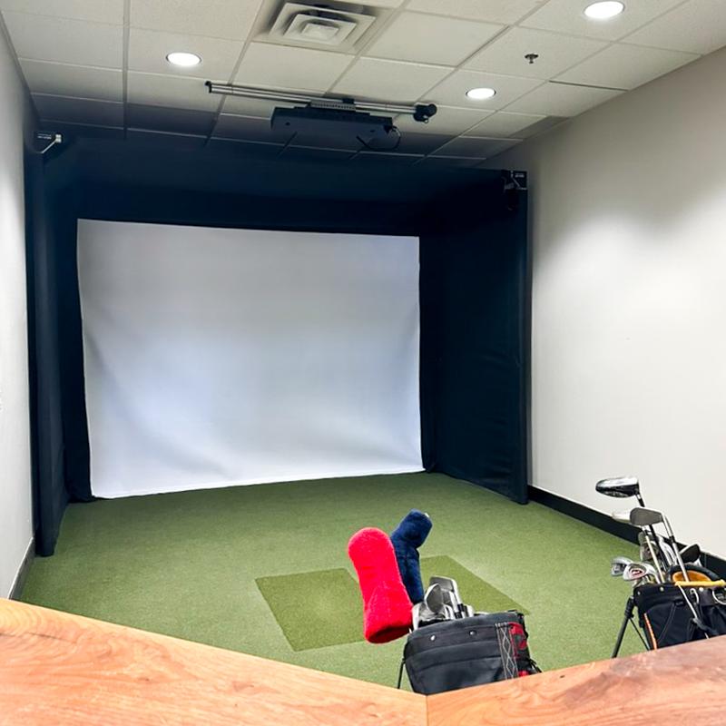 The SportScreen Parlour Series Golf Simulator Enclosure