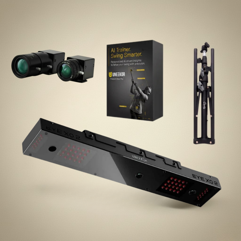 Uneekor EYE XO2 Golf Launch Monitor & Simulator with FREE Swing Optix Cameras