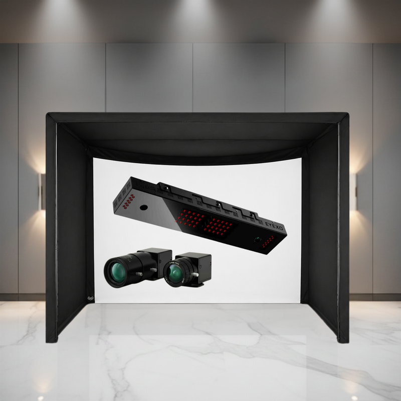 Uneekor EYE XO Carl's Place Curved Golf Simulator Package