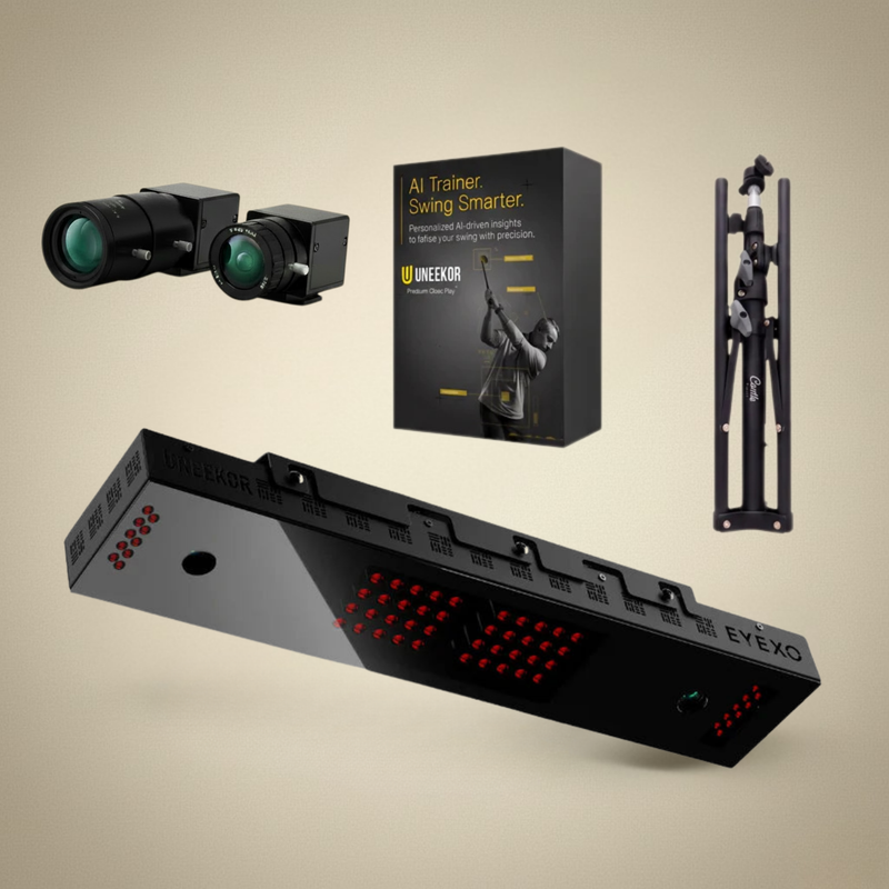 Uneekor EYE XO Golf Launch Monitor & Simulator with FREE Swing Optix Cameras