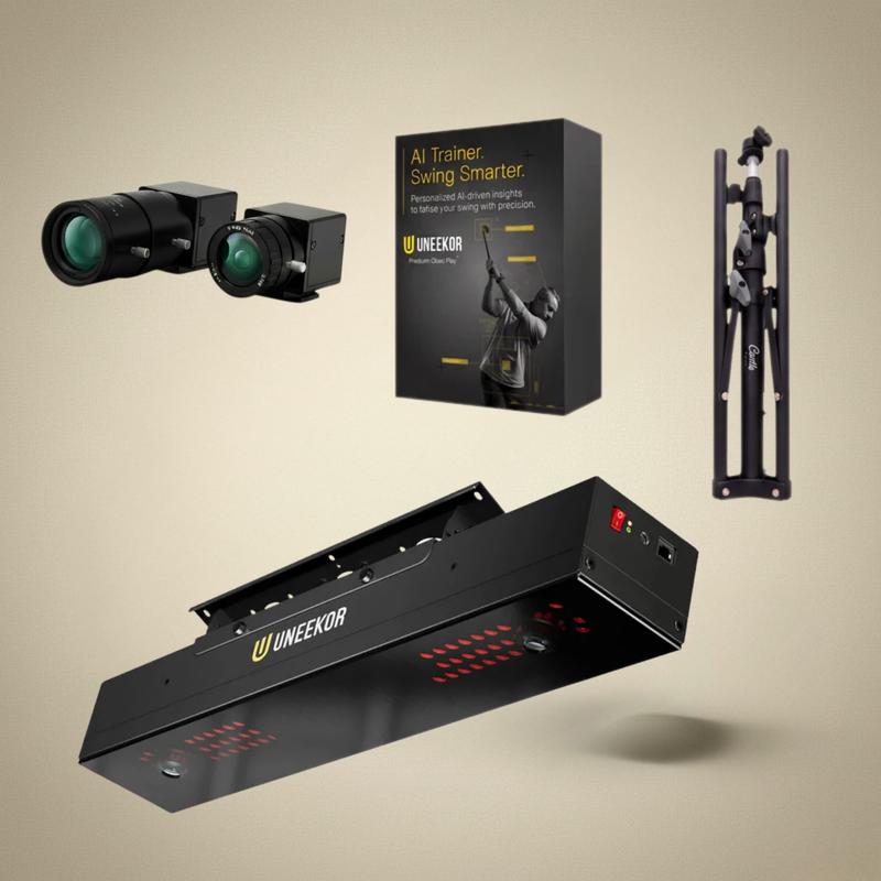 Uneekor EYE XR Golf Launch Monitor & Simulator with FREE Swing Optix Cameras