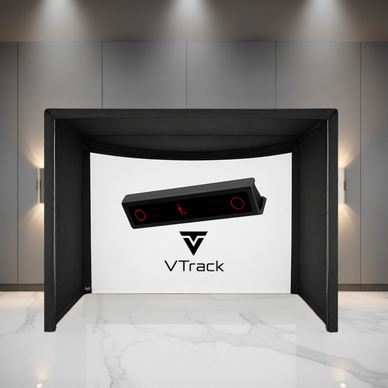VTrack Carl's Place Curved Golf Simulator Package