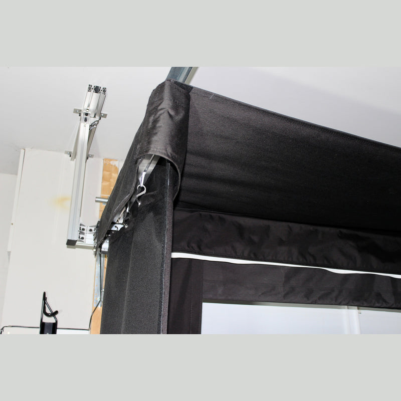 The SportScreen Vanish LITE Series Retractable Golf Simulator Enclosure