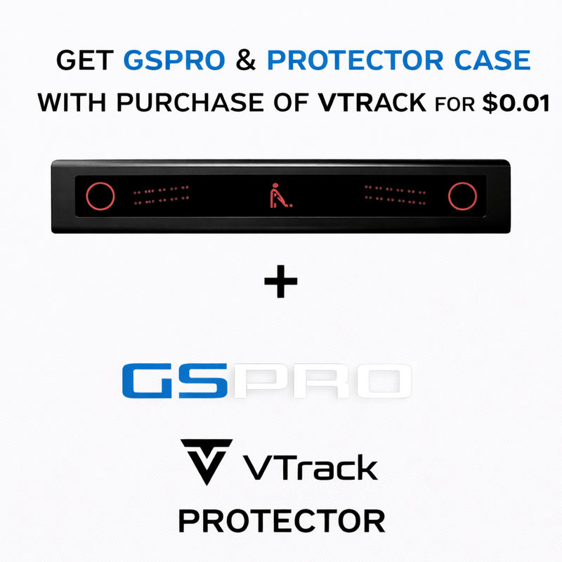 VTrack Overhead Golf Launch Monitor Bundle Supreme Bundle