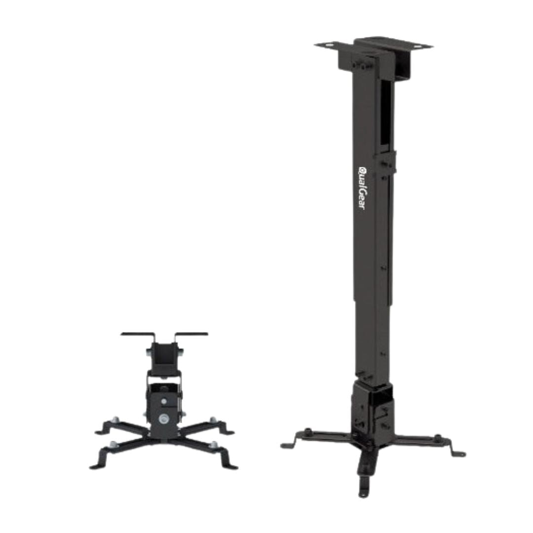 Universal Projector Ceiling Mount – Black or White