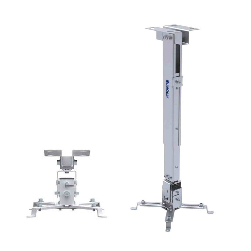 Universal Projector Ceiling Mount – Black or White