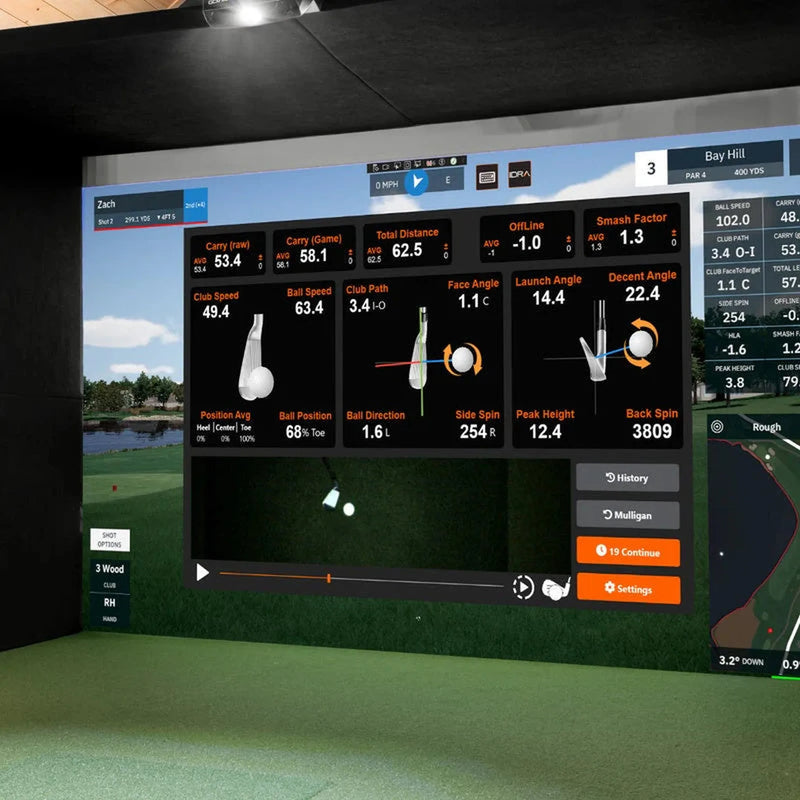 SimBooth Kit with IDRA Launch Monitor