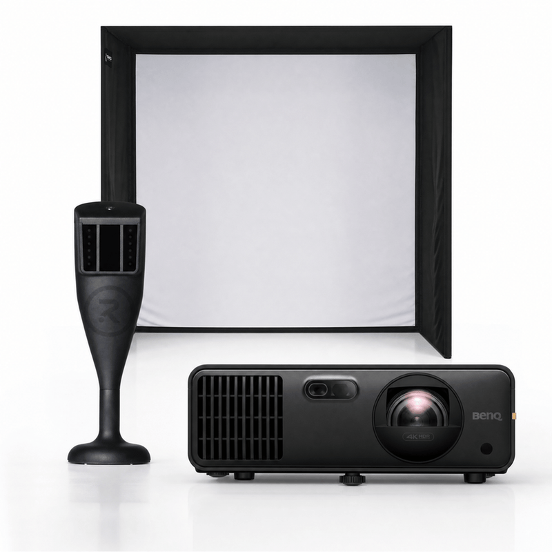 Red Stakes Golf One Launch Monitor SIG Golf Simulator Enclosure Projector Package
