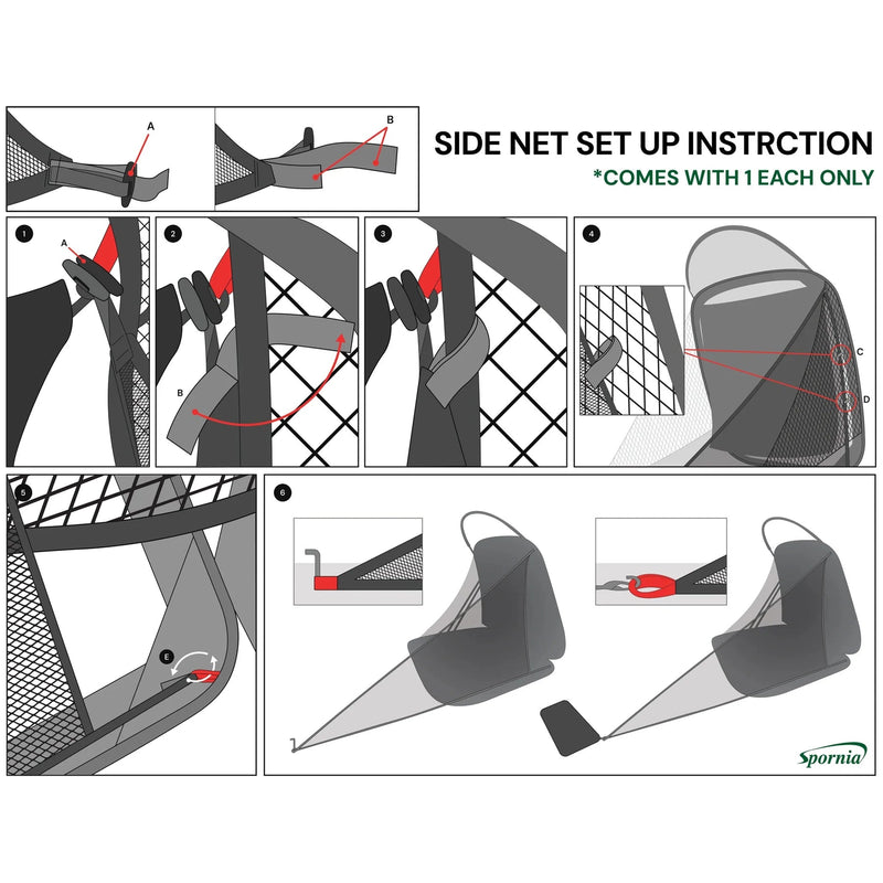 Spornia Side Net Extensions