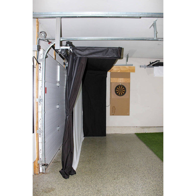 The SportScreen Vanish LITE Series Retractable Golf Simulator Enclosure