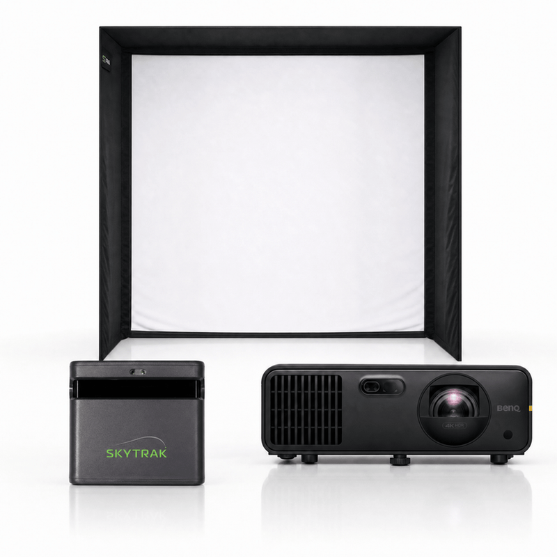 SkyTrak ST MAX Launch Monitor SIG Golf Simulator Enclosure Projector Package