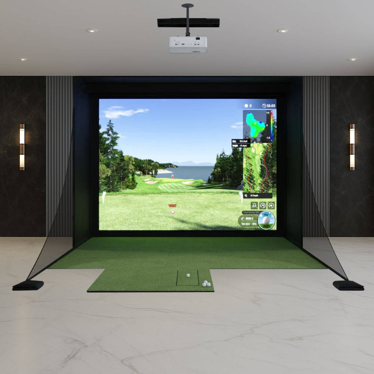 Uneekor EYE XO DIY Golf Simulator Package