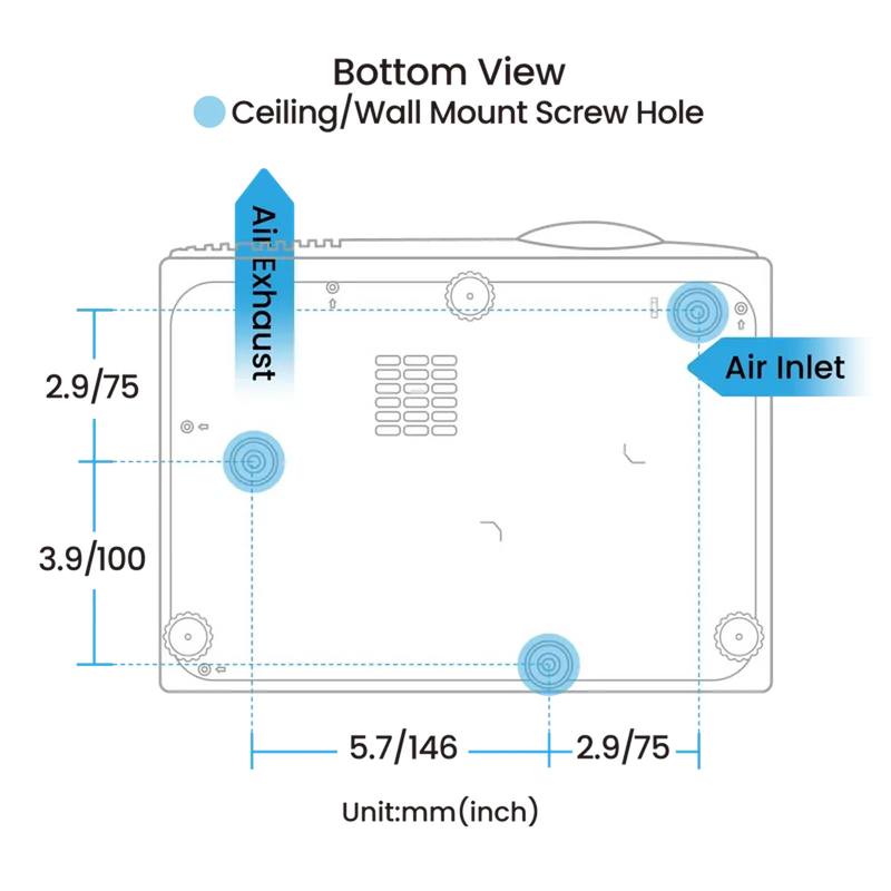 BenQ AK700ST 4000-Lumen 4K Short Throw Laser Golf Simulator Projector